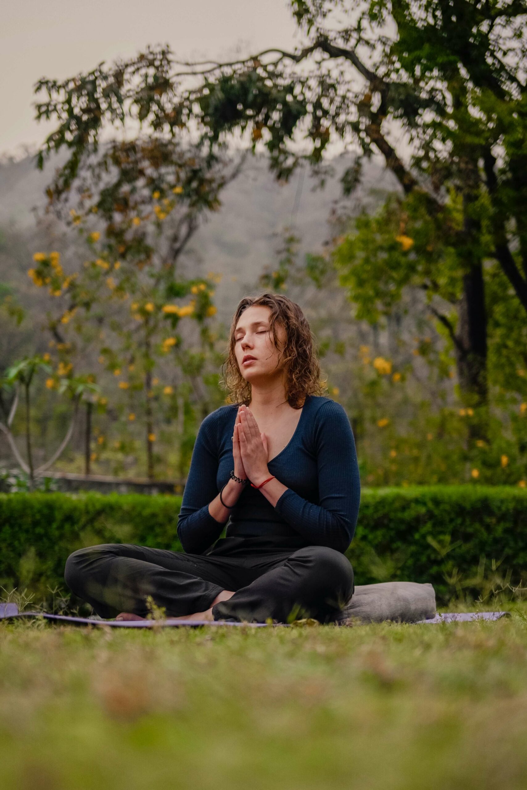 Méditation dans la nature